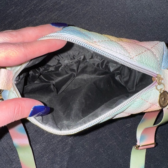 Brand New Ombre Pastel Tie Dye Quilt Style Purse - Crossbody Purse - Picture 3 of 3